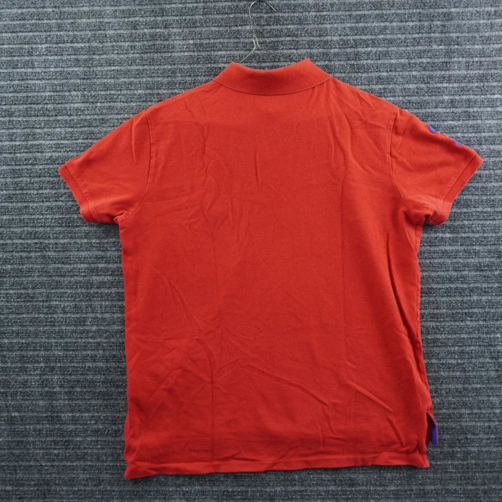 Polo Ralph Lauren Polo Shirt Mens XL Red Big Pony Custom Fit